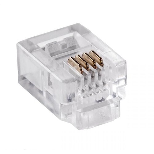 RJ11 RJ14 коннектор 6p4c телефонный 4₽