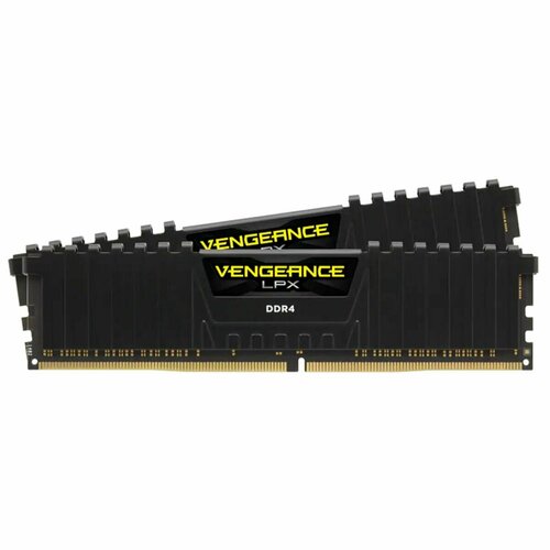 Модуль памяти DDR4 Corsair Vengeance LPX 16Gb (2x8Gb) 4000MHz CL19 (19-23-23-45) 1.35V / CMK16GX4M2K4000C19 / Black