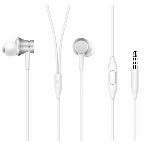 Наушники Xiaomi In-EAR Headphones Basic Silver
