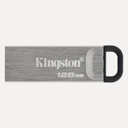 Изображение товара Флешка USB Kingston DataTraveler Kyson 128ГБ, USB3.2, серебристый и черный [dtkn/128gb]