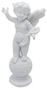 Фото Статуэтка BLT ангел с крыльями, амур, хранитель, ангелочек на шаре