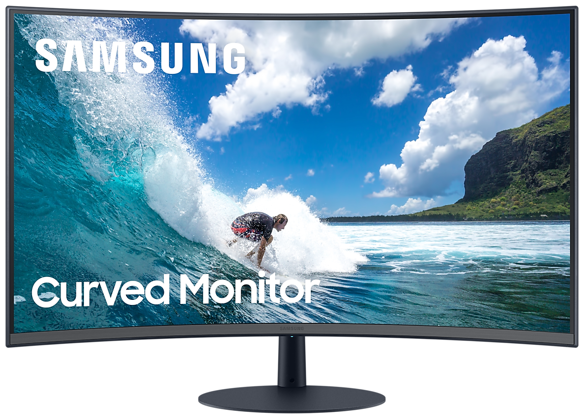 Монитор Samsung 27T550 FHD 16:9 Curved Black .