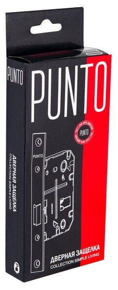 Петли Дверные Петля универсальная Punto IN4100U BL (4B 100х70х2.5) черный, (2ШТ/упак)