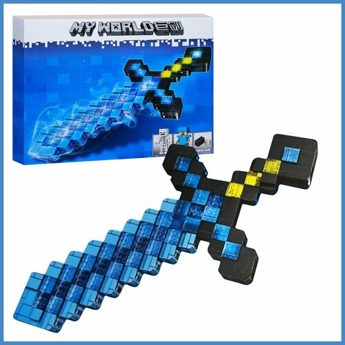 Конструктор LX Майнкрафт Minecraft Световой меч, 1441 деталь совместим с лего