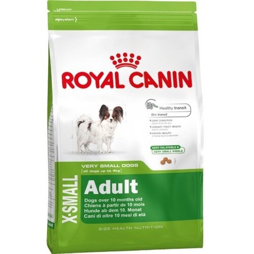 Royal Canin X-Small Adult, для собак миниатюрных размеров, 1,5 кг royal canin сухой корм для кастрированных собак средних размеров royal canin vd neutered adult 9 кг