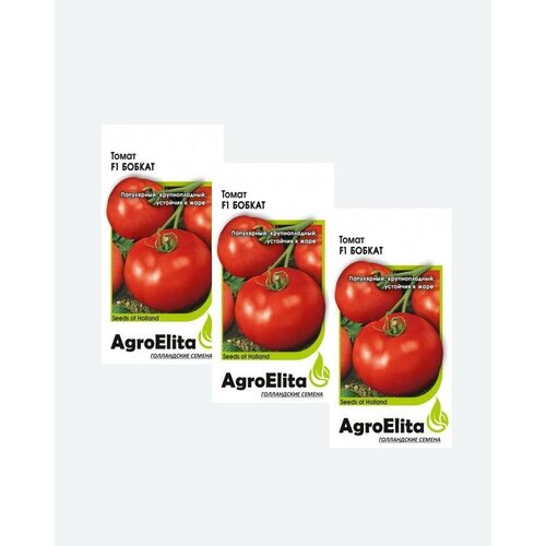 Семена Томат Бобкат F1, 10шт, AgroElita(3 упаковки) семена томат торквей f1 10шт agroelita bejo 3 упаковки