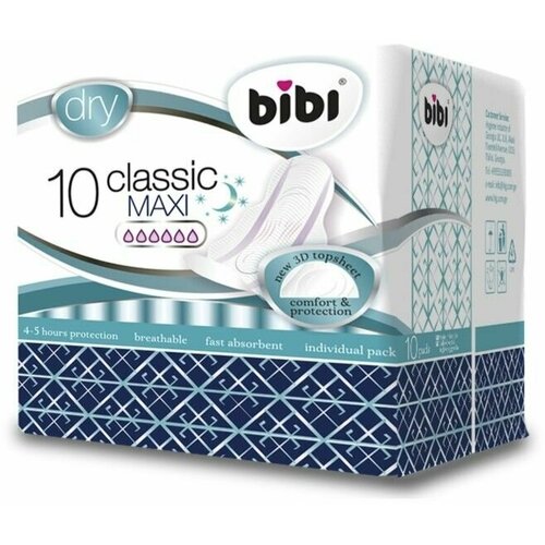 прокладки mis classic dry 10 шт Прокладки для критических дней , 10 шт.