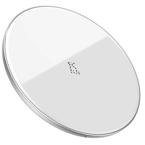 Беспроводное зарядное устройство Baseus Simple Wireless Charger 15W (Updated Version for Type-C) White