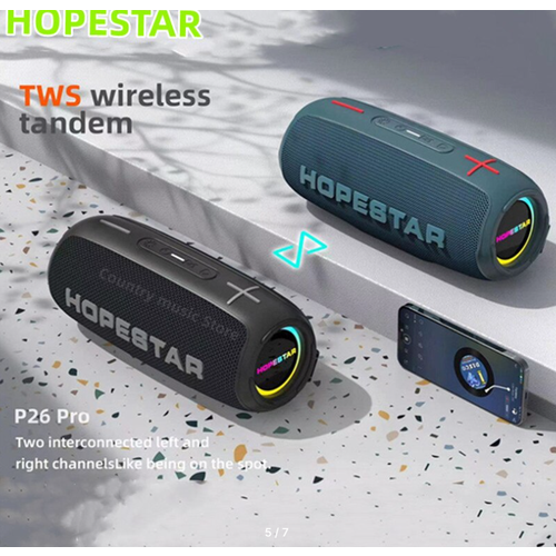 Переносная колонка/Беспроводная Bluetooth колонка Hopestar/