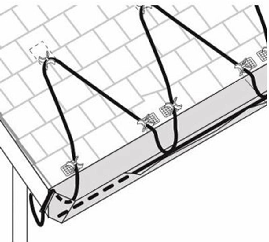 Кабель нагревательный Ergert ETRG-30 180 м 5400 Вт Resistive Gutter двужильный резистивный ETRG3005400 - фотография № 6