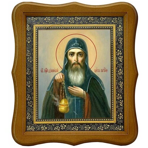 Дионисий Печерский, Щепа, преподобный иеромонах. Икона на холсте. икона дионисий печерский размер 8 5 х 12 5 см