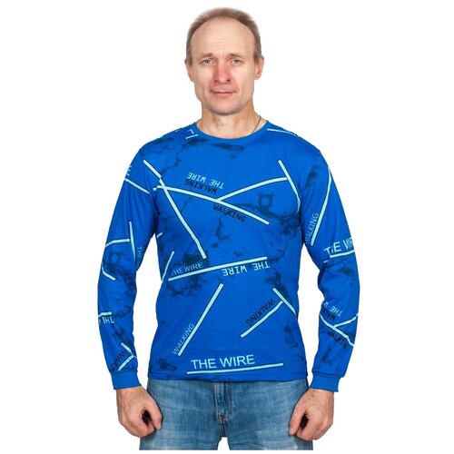 фото Лонгслив голубого цвета safo-m