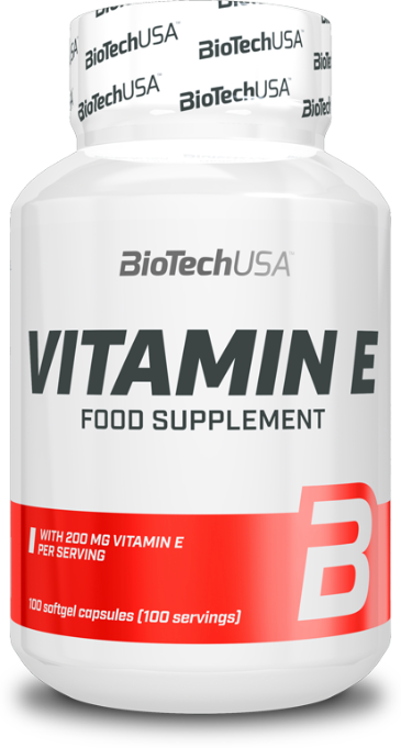BioTechUSA Vitamin E 100 капсул (200 ME), 100 шт.