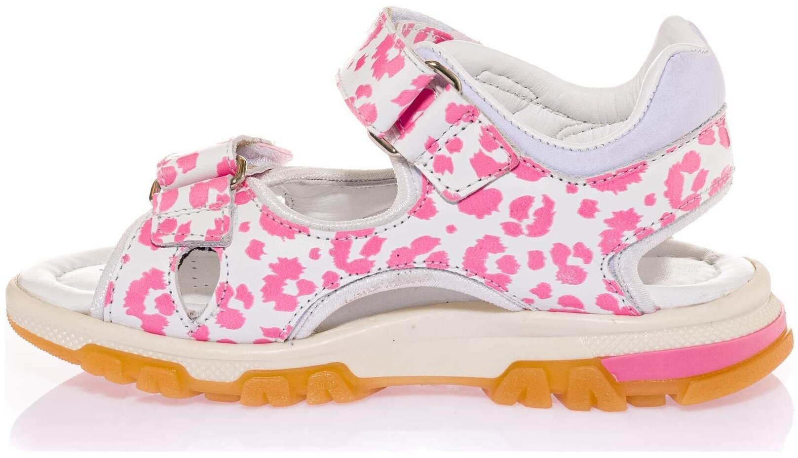 Сандалии MINIMEN, размер 25, белый/розовый — фото 1