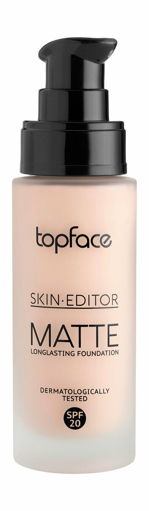 TOPFACE Тональный крем Skin Editor Matte Foundation матирующий, SPF 20, 32 мл, 02 светло-бежевый