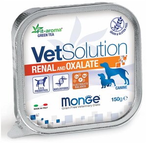Фото Влажный корм для собак Monge VetSolution Renal and Oxalate, для поддержания функции почек при хронической недостаточности