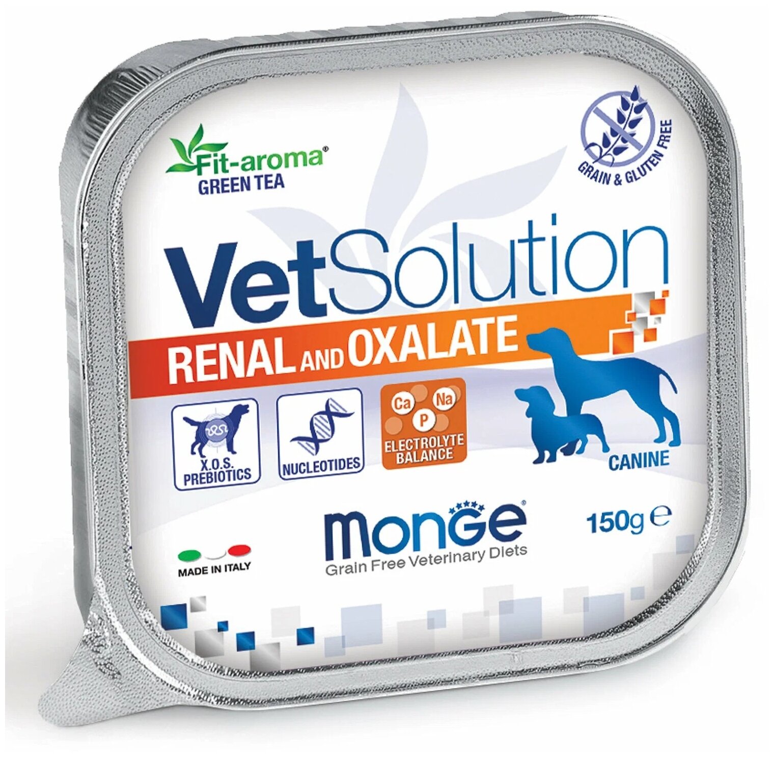 Влажный корм для собак Monge VetSolution Renal and Oxalate, для поддержания функции почек при хронической недостаточности 1 уп. х 1 шт. х 150 г