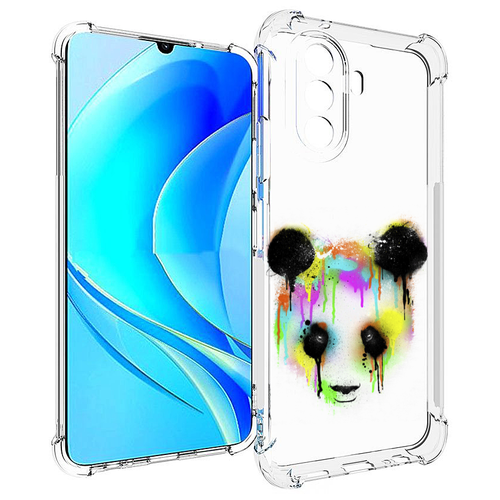 Чехол MyPads Радужная панда для Huawei Nova Y70 / Nova Y70 Plus (MGA-LX9N) / Huawei Enjoy 50 задняя-панель-накладка-бампер чехол mypads панда на дереве для huawei nova y70 nova y70 plus mga lx9n huawei enjoy 50 задняя панель накладка бампер