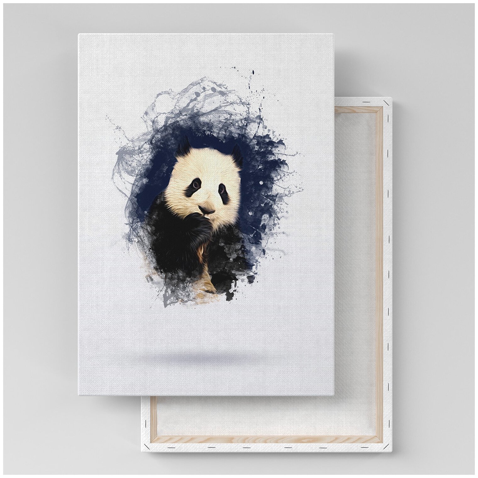 Картина на холсте с подрамником / Animals series. Panda Серия Энималс. Панда / Артем Андарский Archie