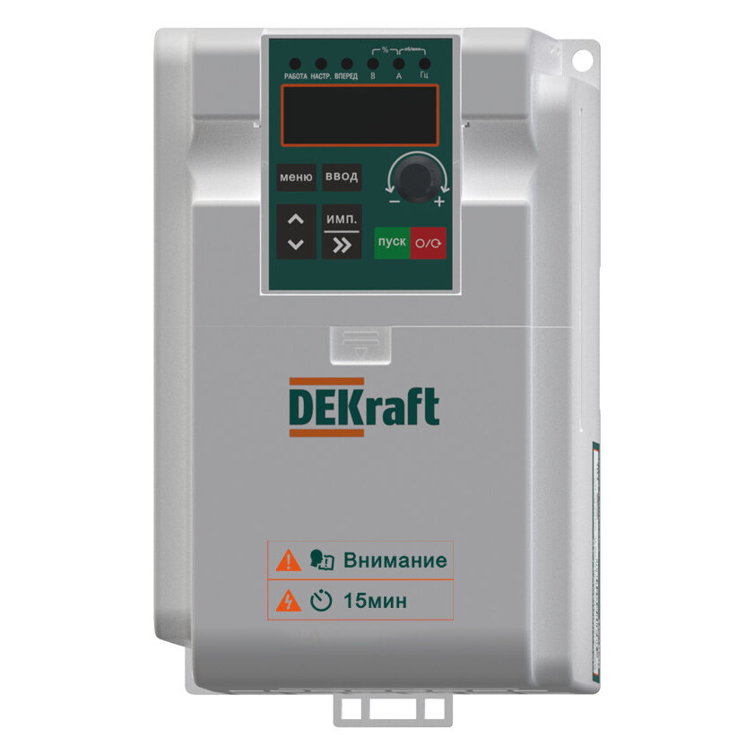 Преобразователь частоты DEKV060-2.2кВт 1 фаза 220В  SCHNEIDER ELECTRIC DEKV060G2R2S2 (1 шт.)