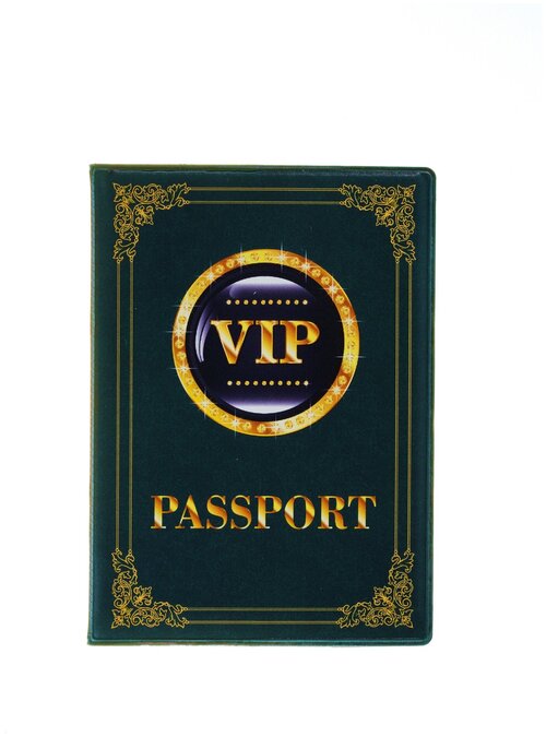Обложка для паспорта Филькина Грамота, черный