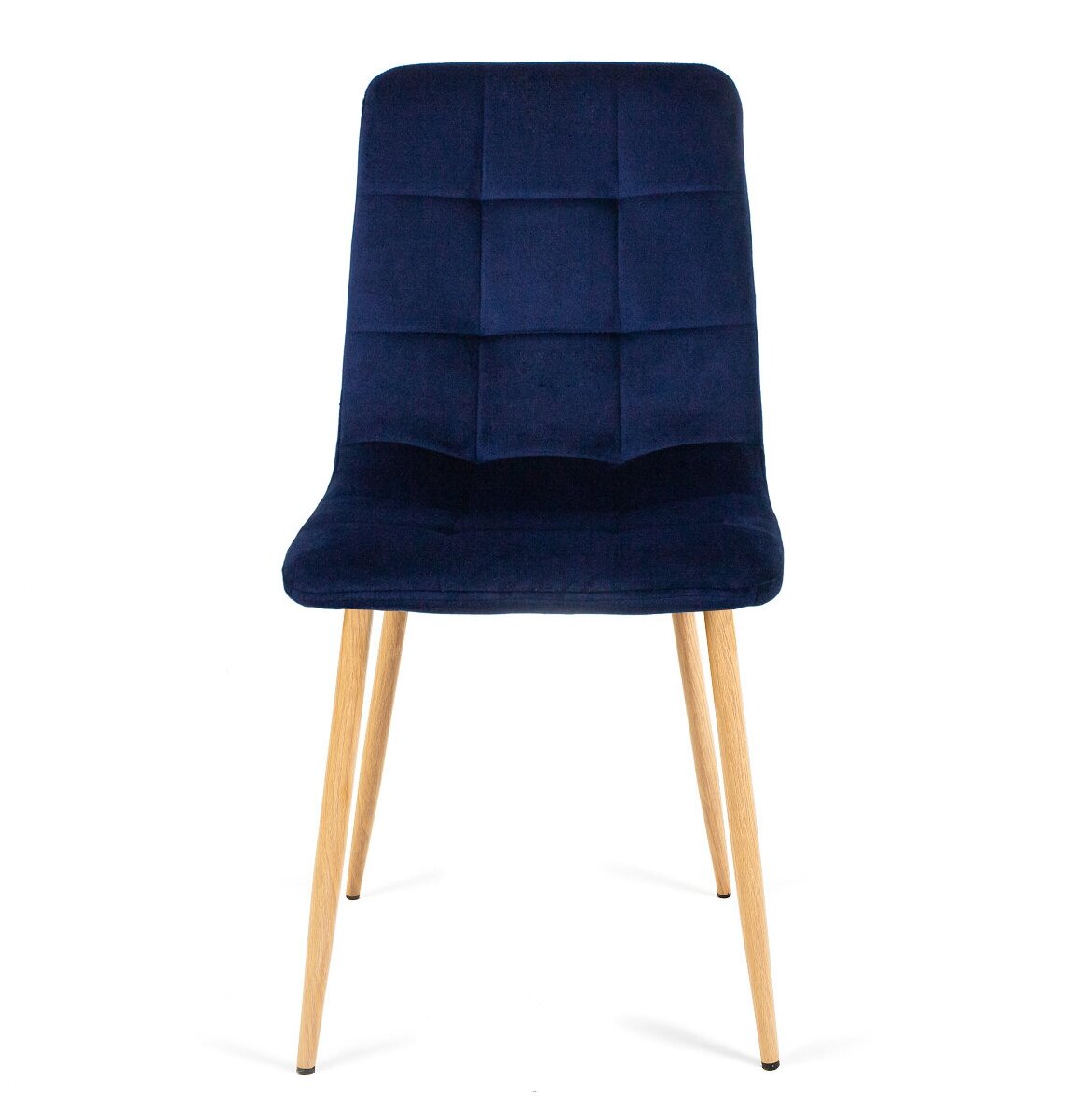 Комплект стульев Plams Марс, металл/текстиль, 2 шт., цвет: dark blue/бежевый - фотография № 2