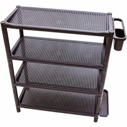 Этажерка для обуви Элластик-пласт мебельторг Люкс пластикшоколад 2040₽