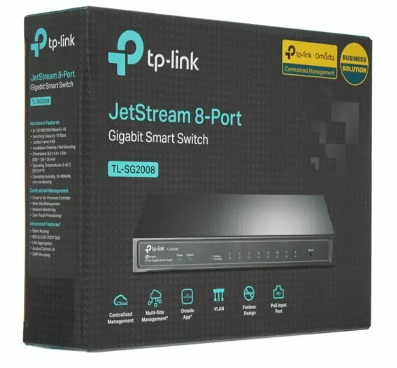 Коммутатор TP-Link TL-SG2008 - фото №19