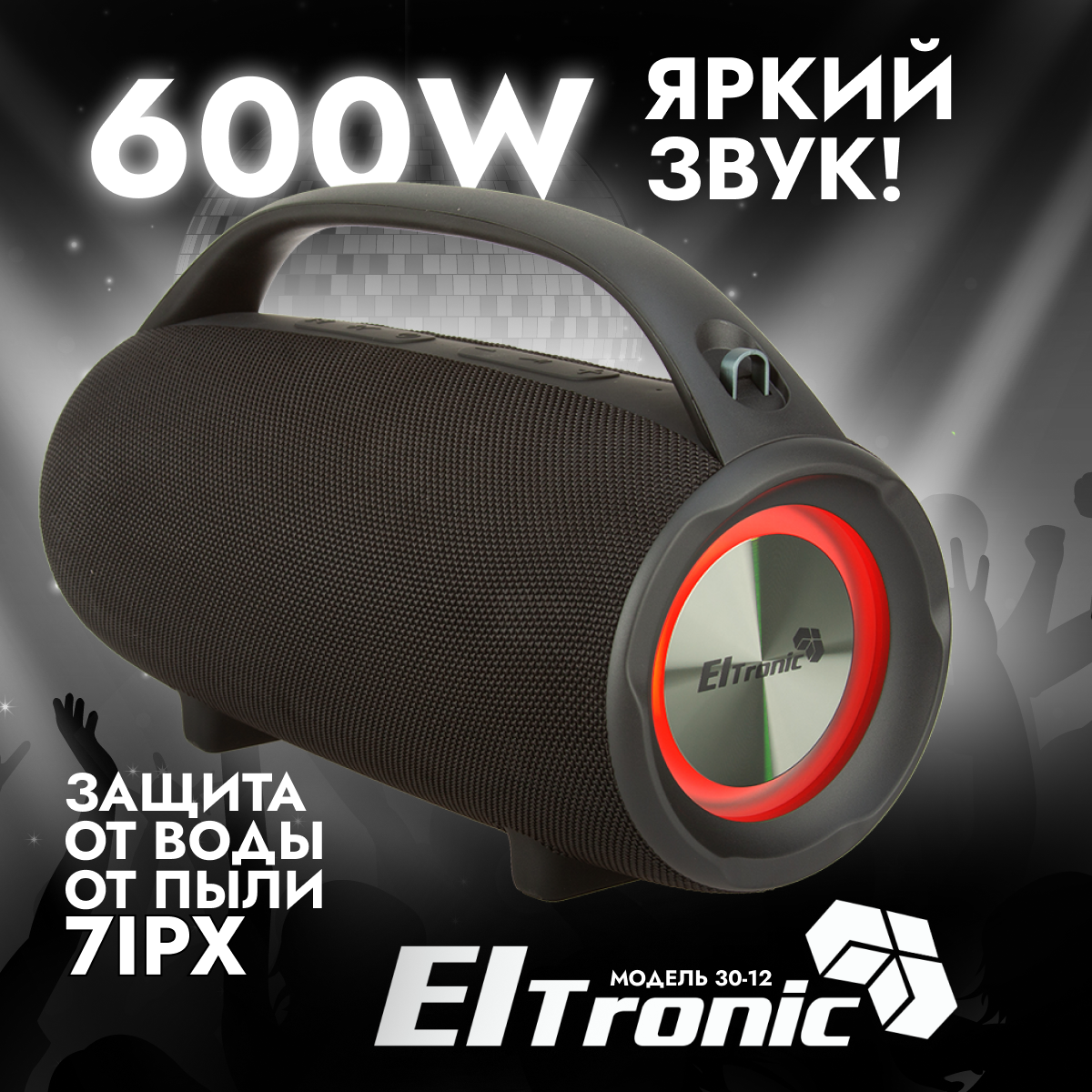 Колонка ELTRONIC ENERGY (30-12) TWS (черная)