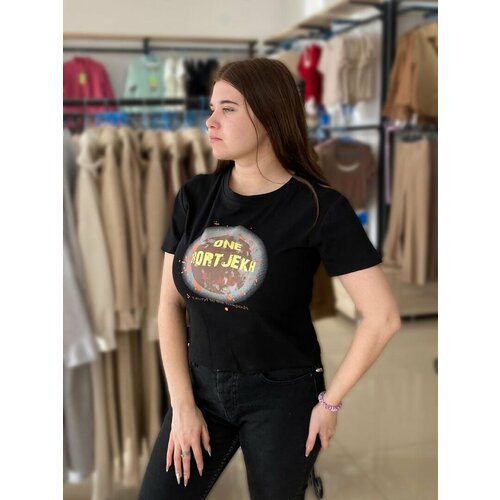 Футболка размер Единый, черный