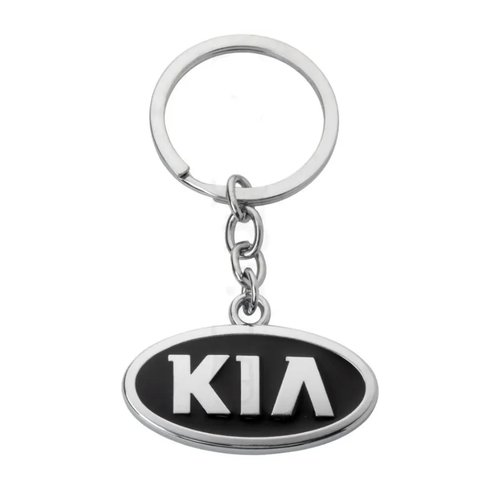 Брелок KIA гладкая фактура Kia серебристый 249₽