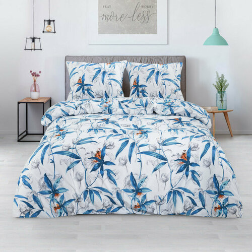 Наволочки 50х70 (2шт) поплин на молнии Фуксит