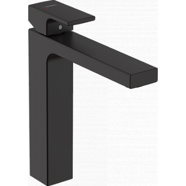 Смеситель для раковины Hansgrohe Vernis Shape 71562670 матовый чёрный