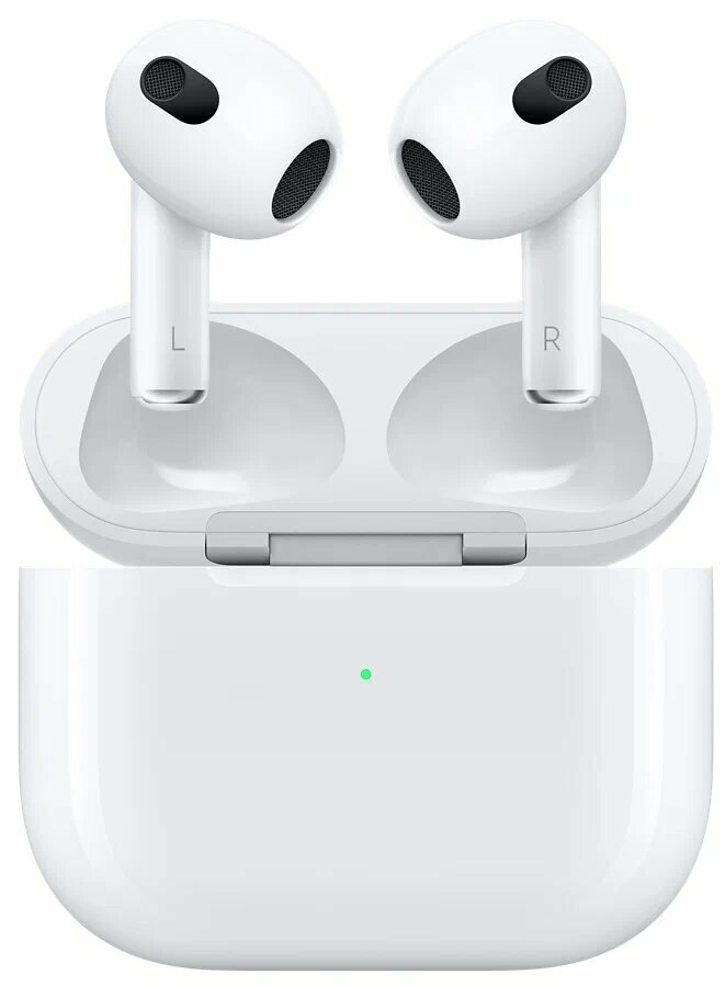 Беспроводные наушники Apple AirPods 3 Lightning Charging Case, Lightning, белый