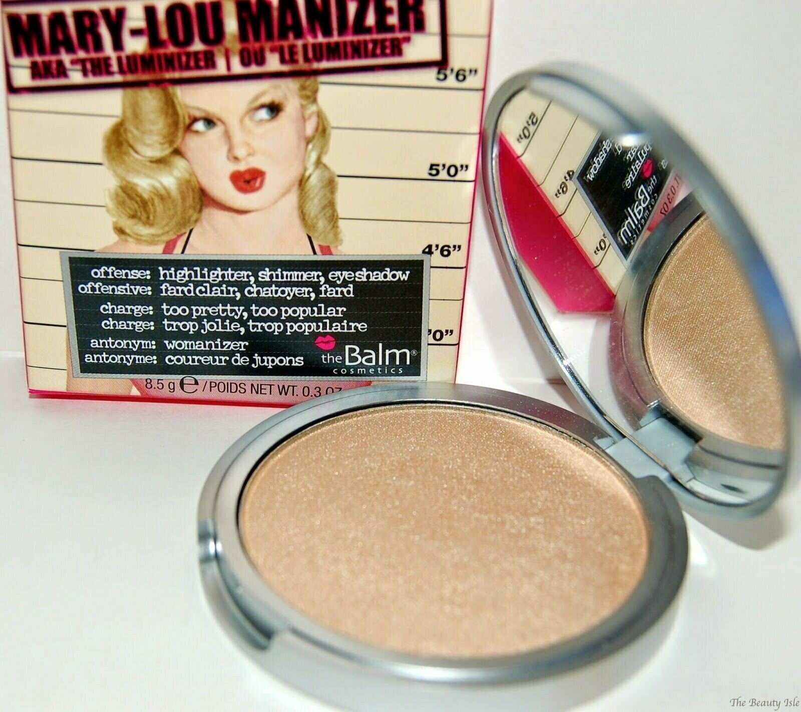 THEBALM Хайлайтер Mary Lou Manizer в дорожном формате