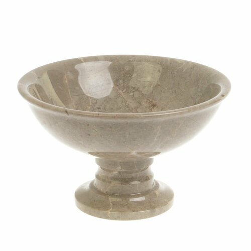 Конфетница из бежевого мрамора 175х175х11 см 127222 24600₽