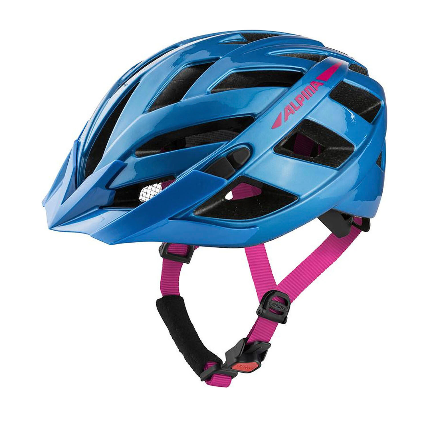 Велошлем ALPINA Panoma 2.0 True Blue-Pink Gloss (см:52-57)