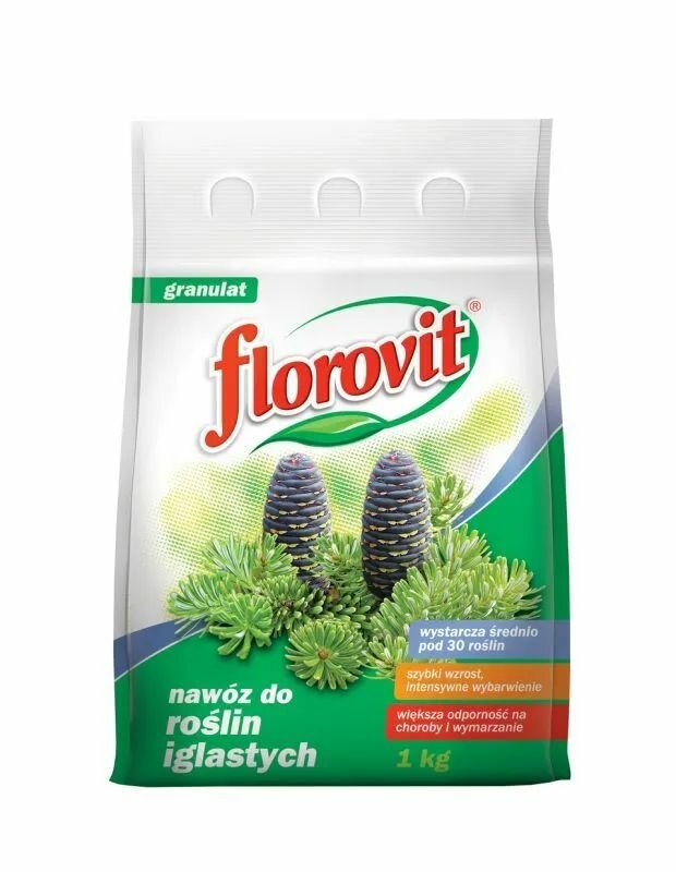 Florovit' гранулированное садовое удобрение для хвойных растений, 1кг