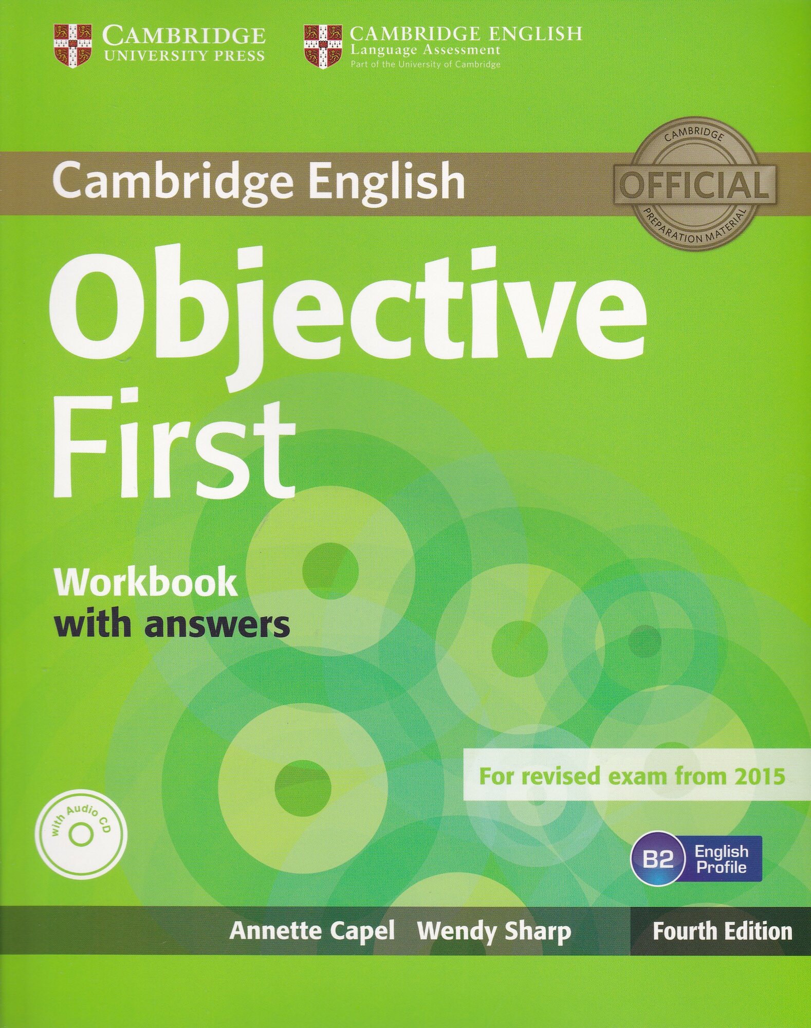 Objective First Fourth Edition Workbook with Answers with Audio CD