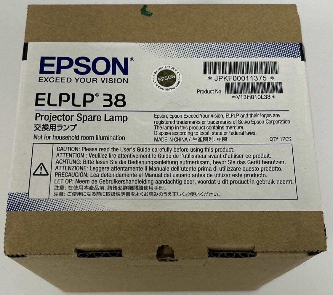 Epson ELPLP38 / V13H010L38 (OM) оригинальная лампа в оригинальном модуле
