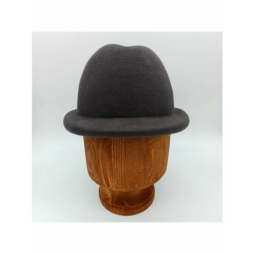 Шляпа Фетр Сибири, размер 55-56, зеленый новая модная атласная шапка большого размера шелковая шляпа для сна головной убор шапка для вьющихся упругих волос