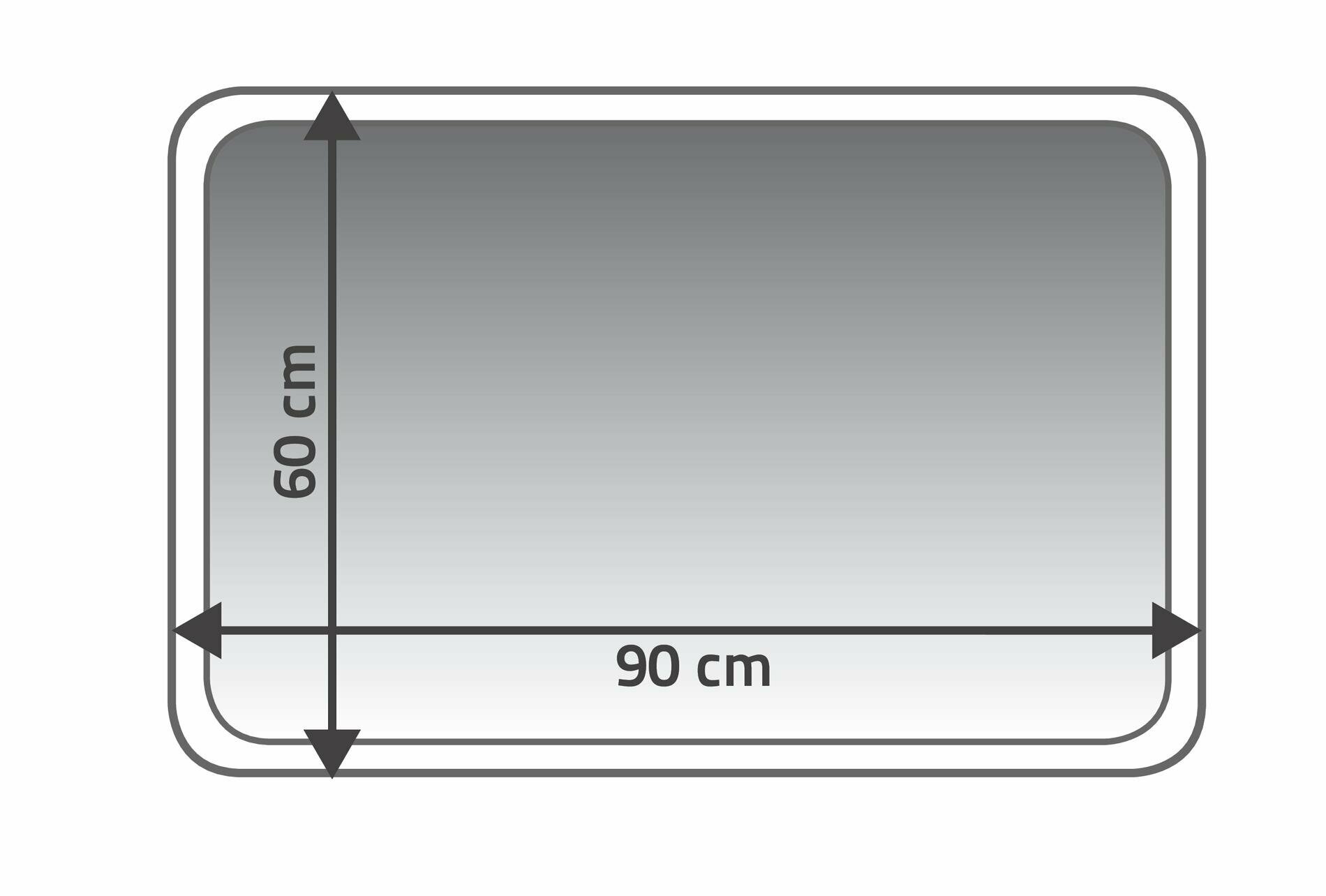 Коврик для ванной комнаты RIDDER Natural белый 60*90