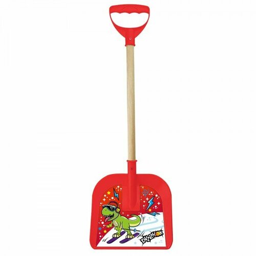 Лопатка Dvizhok Красная 65 см деревянный черенок ЛД 2 456₽