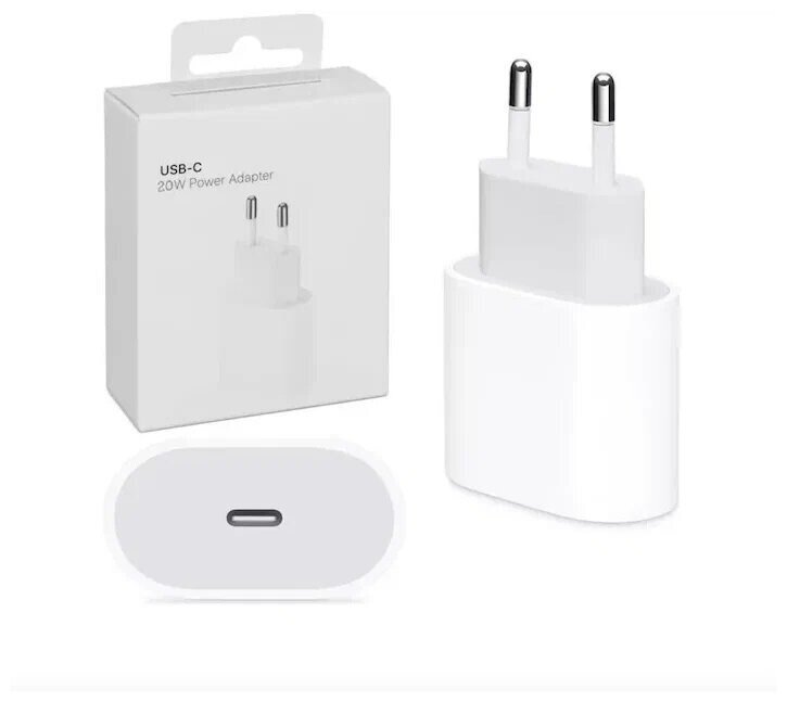 Сетевое зарядное устройство (зарядник) Iphone , айфон 20W USB-C Power Adapter (адаптер)