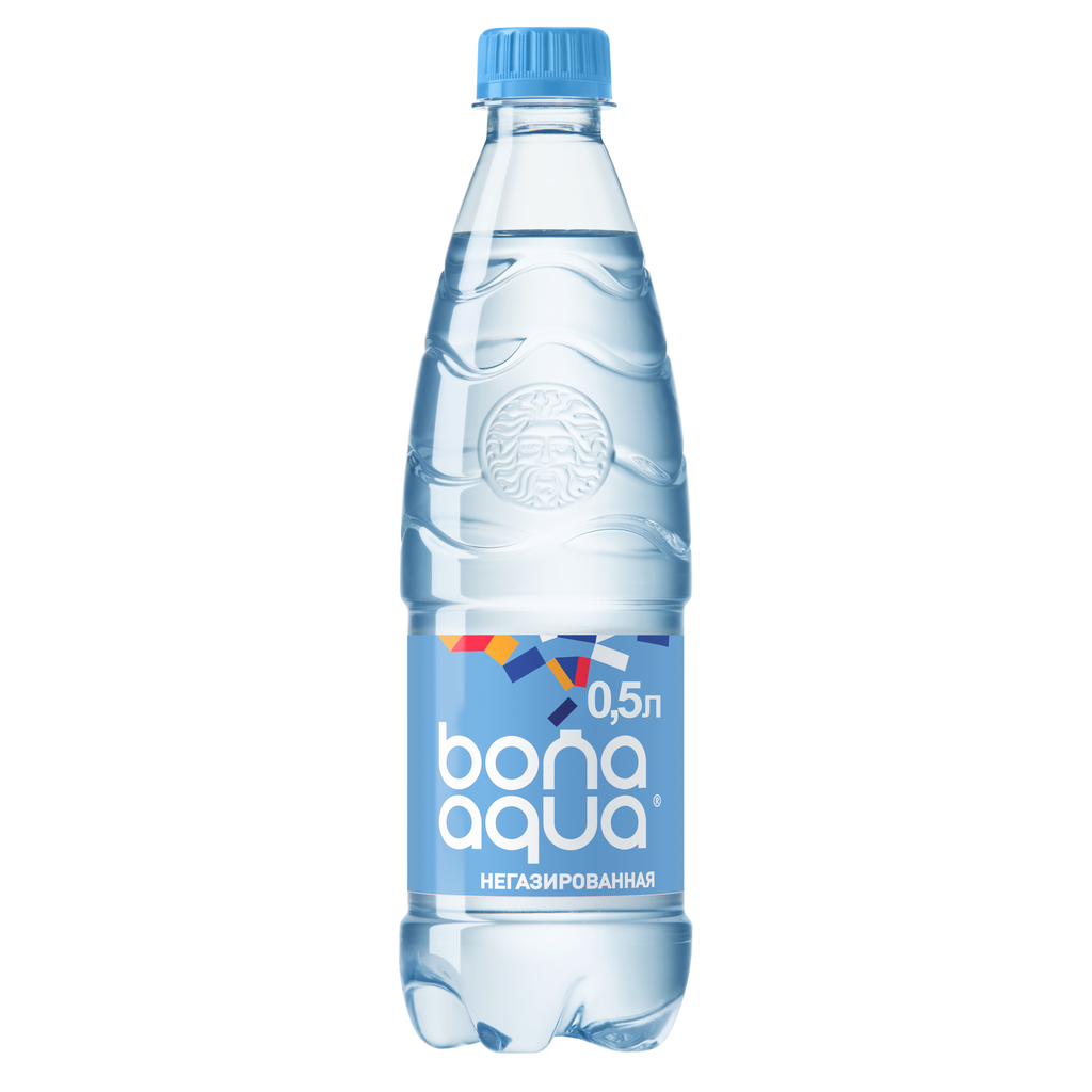 Вода питьевая BONA AQUA негазированная, 0.5л
