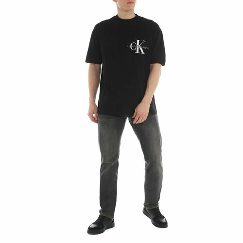 oversized tee top love death Футболка Calvin Klein Jeans, размер S, черный