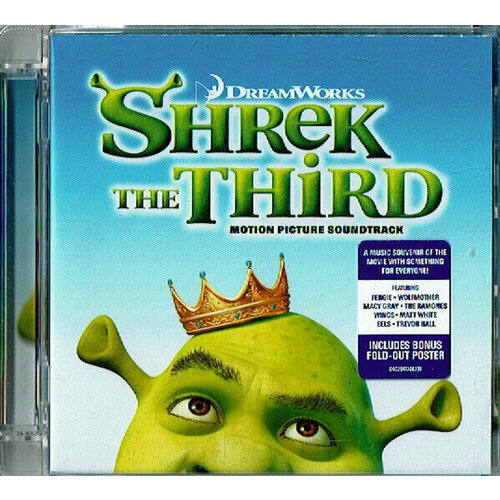 AudioCD Штрек 3. Саундтрек к фильму. Shrek The Third: Motion Picture Soundtrack (CD) audio cd the horse whisperer soundtrack 1 cd