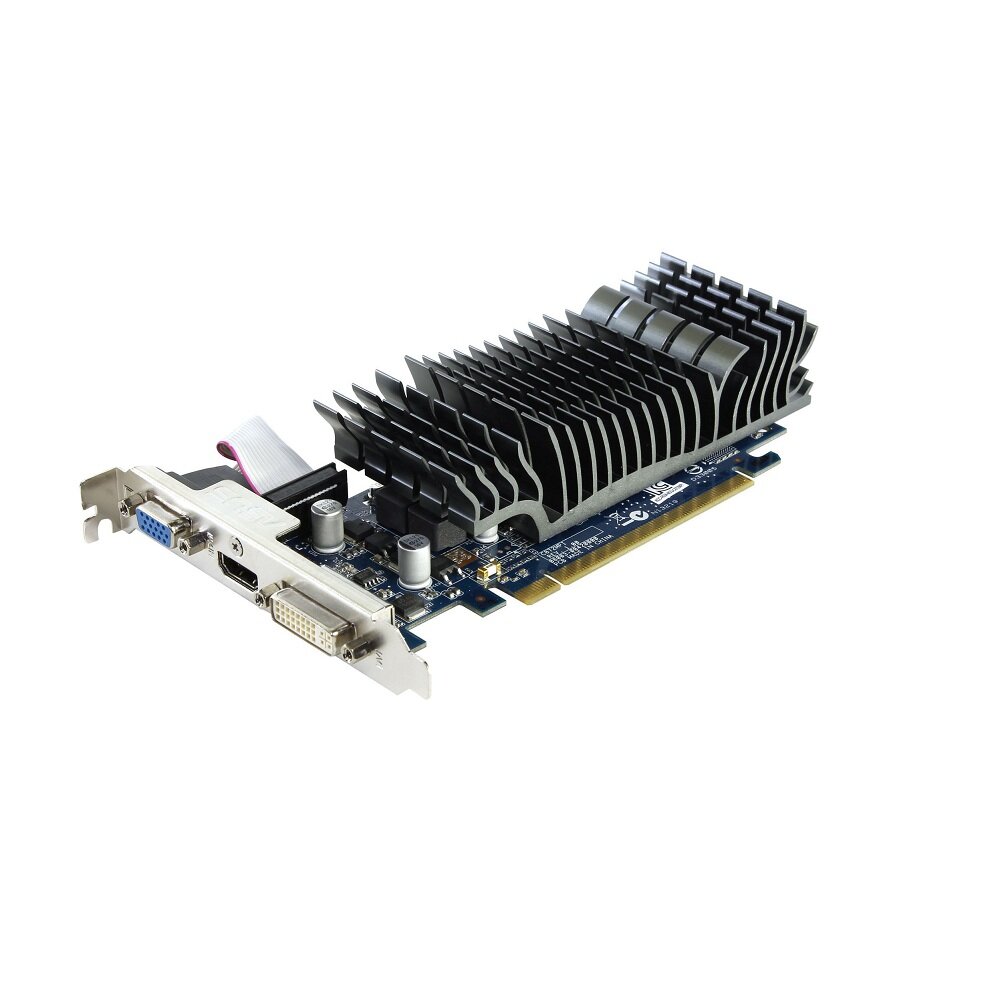 Видеокарта PCI-E 1Gb GeForce Gt210 Asus 210 Silent passive cool