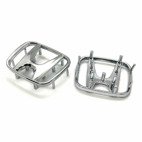 Эмблема на руль Honda Хонда 49 x 40 мм хром 547₽