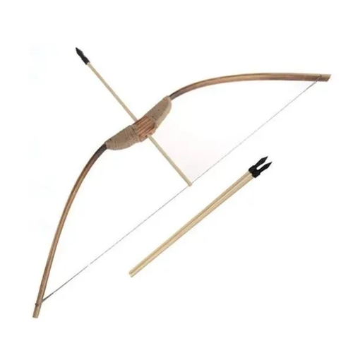 набор деревянного оружия охотник лук со стрелами и меч Деревянный лук и 3 стрелы